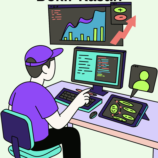 Developer at workstation